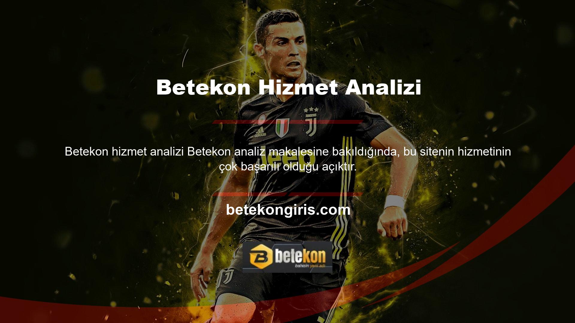 Betekon çalışmak için gerekli tüm lisanslara sahip güvenilir bir bahis sitesidir